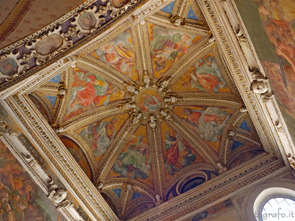 Milan (Italy) - Decorations on the vaults of Santa Maria delle Grazie
